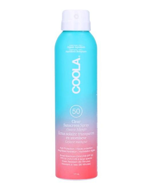 Hovedbilde COOLA Clear Sunscreen Spray SPF50 Guava Mango
